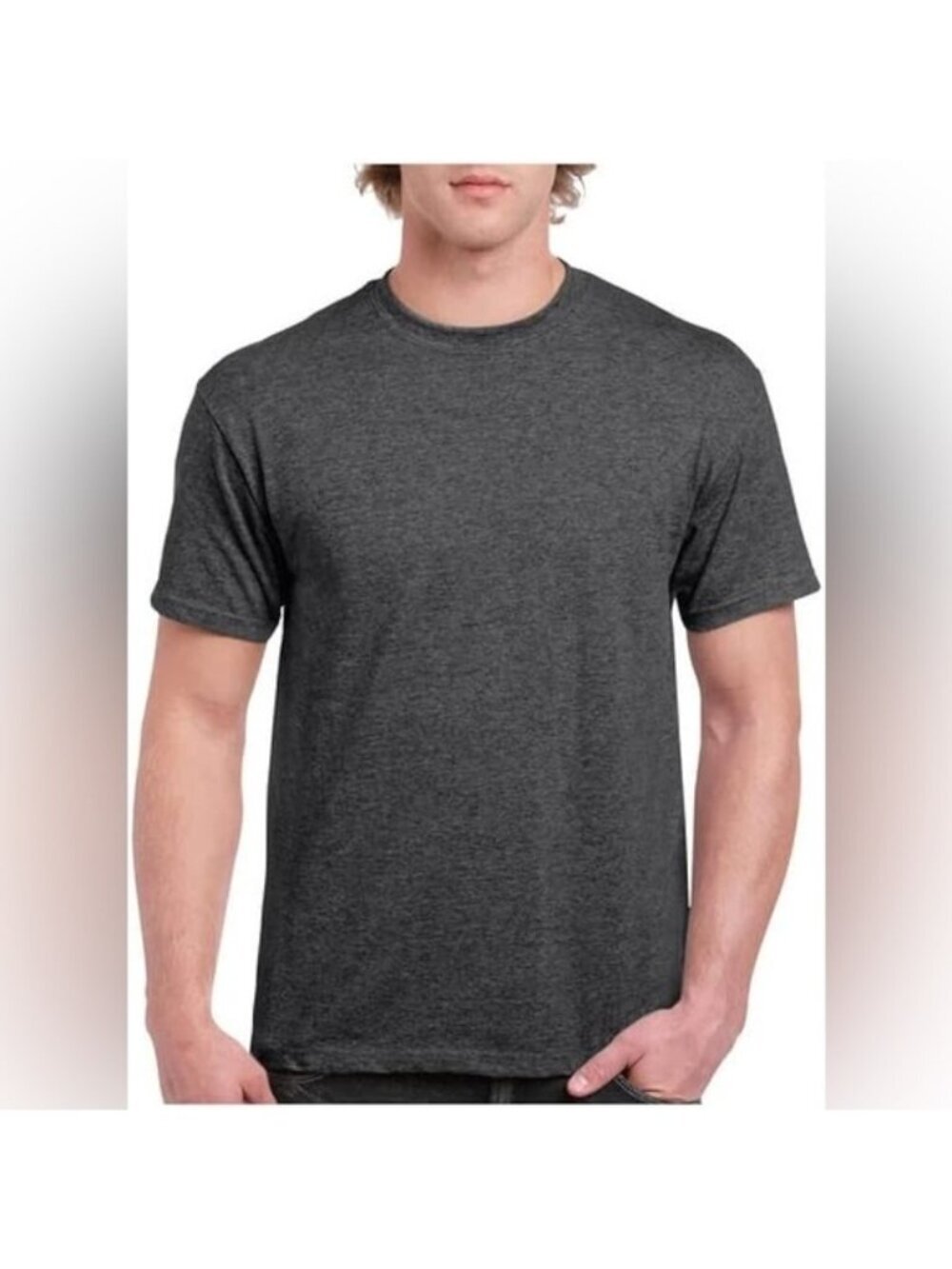 Gildan Softstyle Dark Heather T-Shirt - Size L